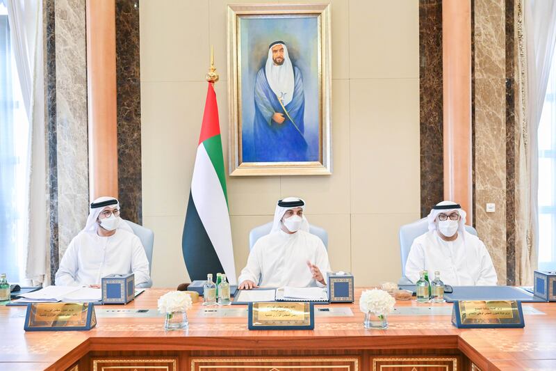 Discussions centered on various legislations, policies and initiatives necessary to support the UAE. Photo: WAM