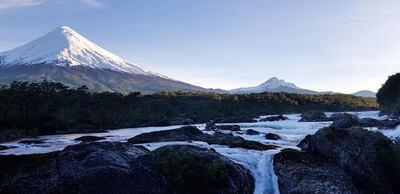 The Petrohue Waterfalls en-route to Puella. Juman Jarallah / The National