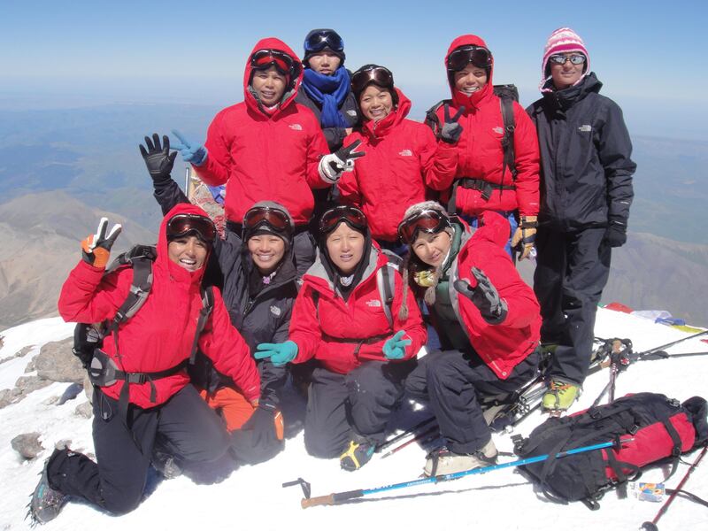 Time to cheer on the highest point of the European continent.

Weekend story about a group of women planning to scale all the major seven summits of the world.

Photo courtesy Seven Summits Women