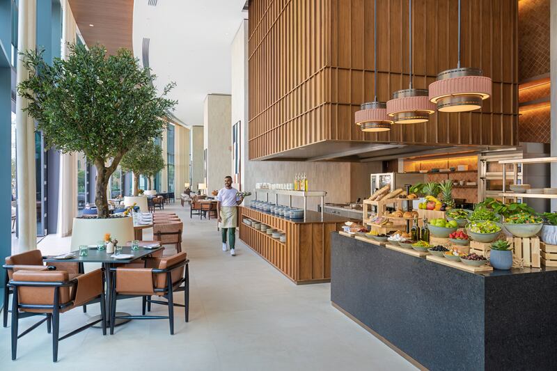 Origins is the all-day dining restaurant at Vida Dubai Marina & Yacht Club