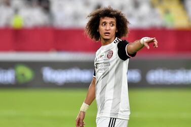 Omar Abdulrahman has been making his way back from a serious injury. Courtesy Arabian Gulf League