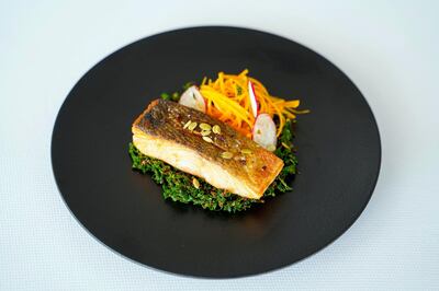 The pan-seared salmon from Fouquet's. Supplied