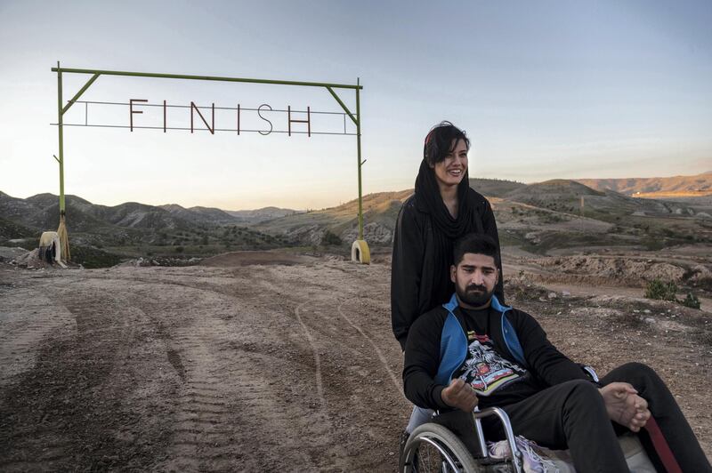 Saeed and Maedeh are returning to the home after watching the Motocross training on Dec 11, 2020 in Gachsaran city of Kohgiluyeh and Boyer-Ahmad province, Iran.
They spend most of their free-time on the Gachsaran Motorcycle track.