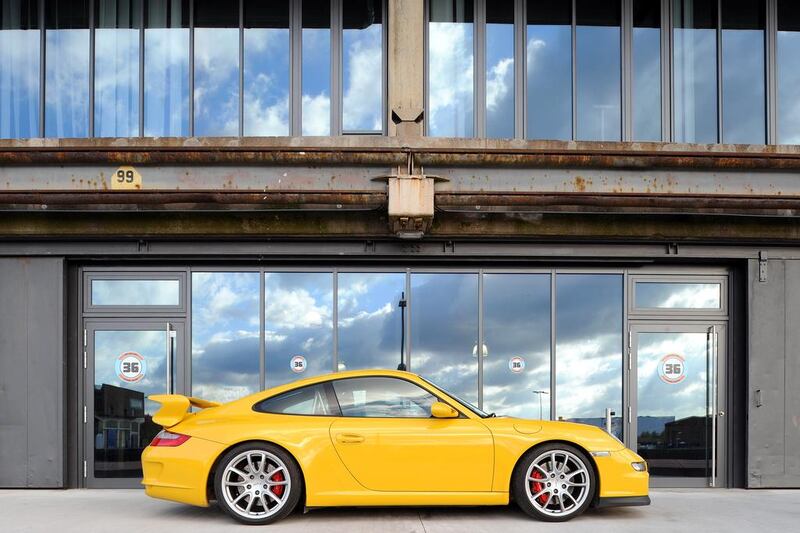 The GT3 is the sportiest of the 16 variants of the Porsche 911 sold in the US market. Ingo Wagner / EPA
