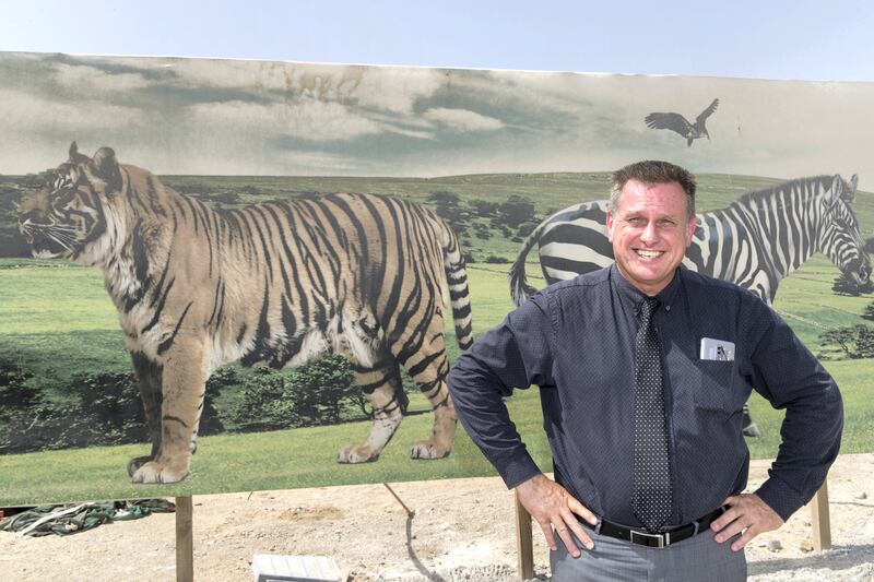 Dubai, United Arab Emirates, August 9, 2017:    Timothy Husband, technical director of the Dubai Safari Park in the Al Warqa area of Dubai on August 9, 2017. Christopher Pike / The National

Reporter: Nick Webster
Section: News