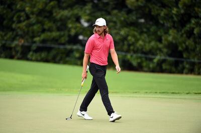 Sep 22, 2018; Atlanta, GA, USA; Tommy Fleetwood on the second green during the third round of the Tour Championship golf tournament at East Lake Golf Club. Mandatory Credit: John David Mercer-USA TODAY Sports