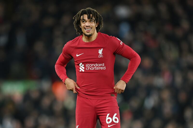 Trent Alexander-Arnold - 7. Took care of his defensive responsibilities and pushed forward in the second half as Liverpool pinned United back. Getty