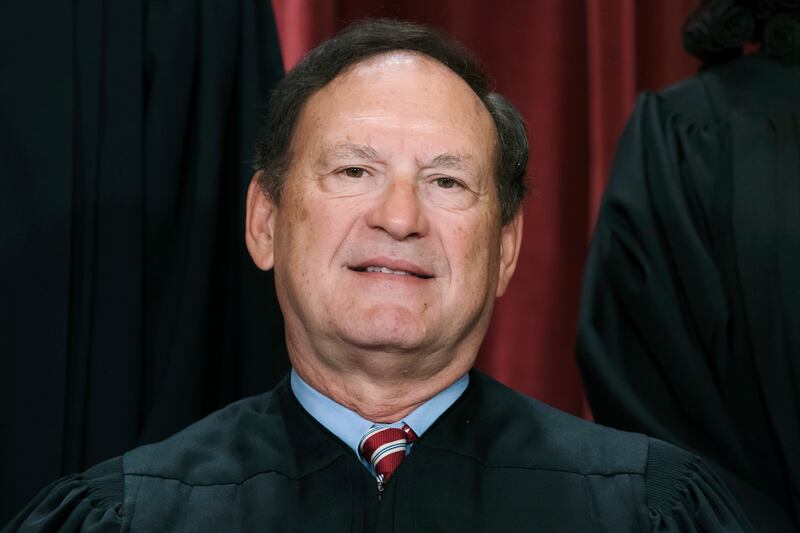 Associate Justice Samuel Alito of the US Supreme Court. AP