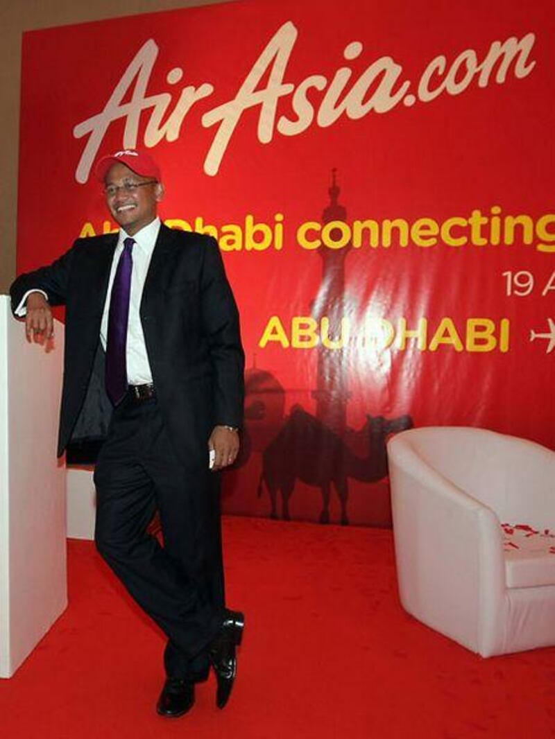 Azran Osman-Rani, chief executive of AirAsia X, after announcing in August flights between Abu Dhabi and Kuala Lumpur.