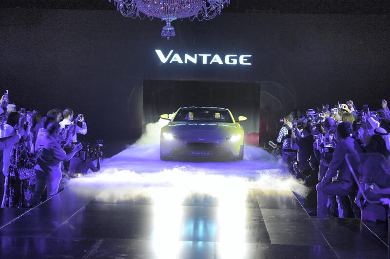 The Vantage wields a 4.0-litre twin-turbo V8 engine. Aston Martin