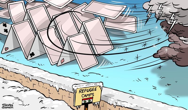 Shadi's take on the worsening plight of Syrian refugees...