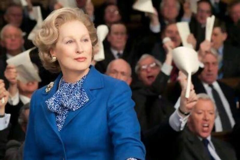 Meryl Streep as Margaret Thatcher in The Iron Lady, a biopic that is a portrait of ageing.