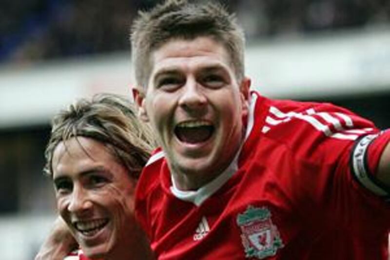 120 goals in 504 appearances: Steven Gerrard (Liverpool). Getty