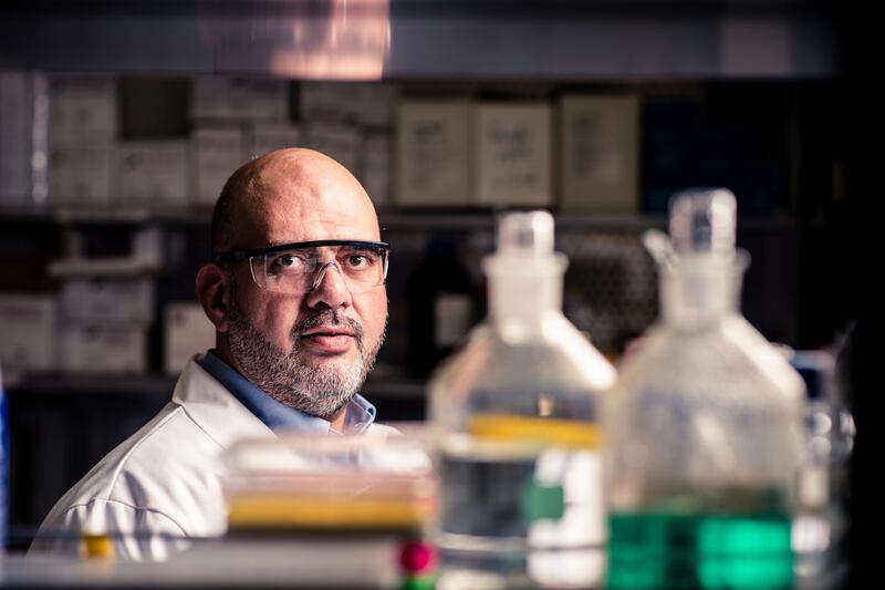 Dr Wael Rabeh, an associate professor of chemistry at the university. Photo: NYU Abu Dhabi