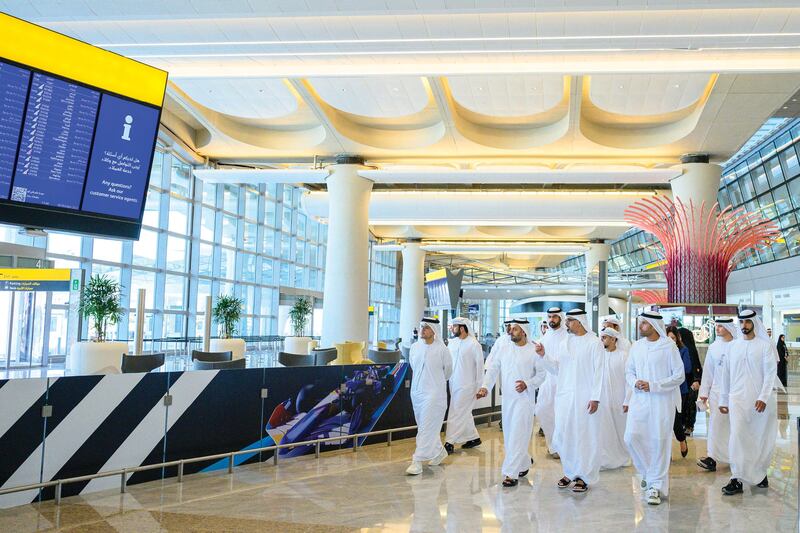 Sheikh Khaled was told how Terminal A will support growth in the aviation sector and boost tourism