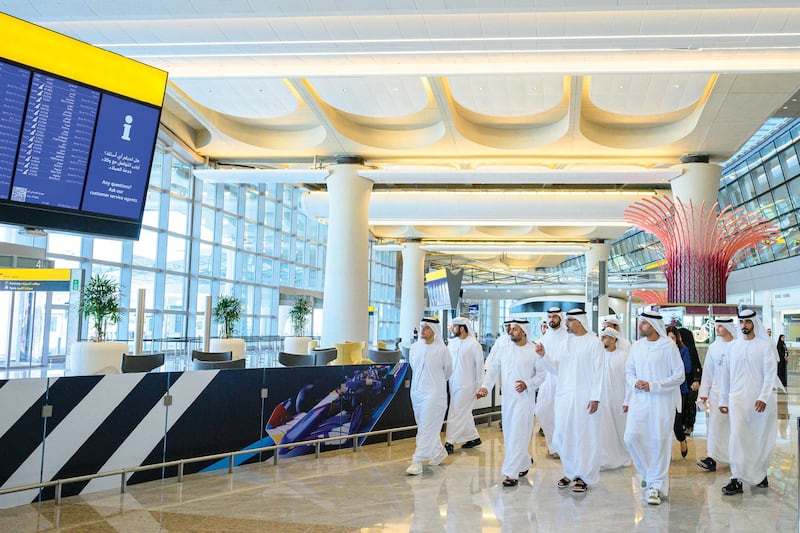 Sheikh Khaled was told how Terminal A will support growth in the aviation sector and boost tourism