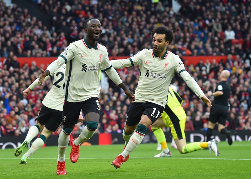 Centre midfield: Naby Keita (Liverpool) – Produced perhaps his best performance for Liverpool, until being stretchered off. Scored their first goal and made their third. EPA