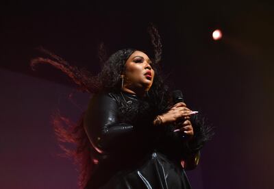 LOS ANGELES, CALIFORNIA - JANUARY 23: Lizzo performs onstage during Spotify Hosts "Best New Artist" Party at The Lot Studios on January 23, 2020 in Los Angeles, California.   Emma McIntyre/Getty Images for Spotify/AFP
== FOR NEWSPAPERS, INTERNET, TELCOS & TELEVISION USE ONLY ==
