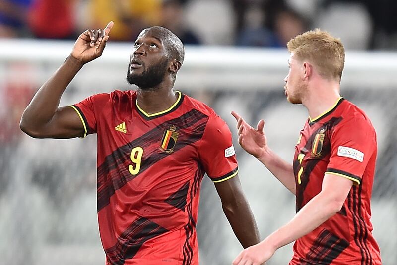 Romelu Lukaku and Kevin de Bruyne are vital to Belgium's chances at the 2022 World Cup. EPA