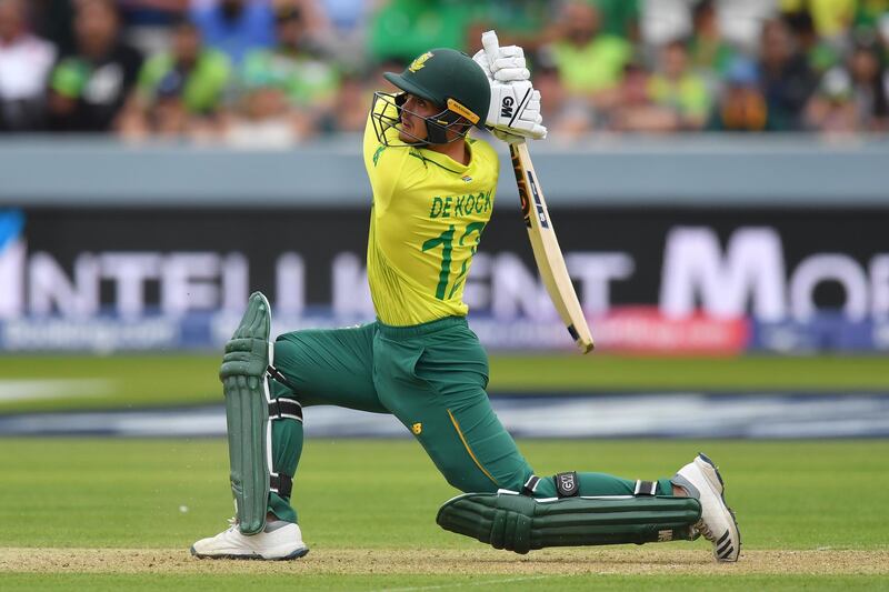 Quinton de Kock (South Africa): The opener will need to get his team off to a good start and see off the new ball. Mike Hewitt / Getty Images