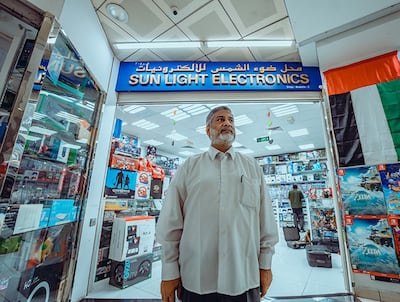 Sun Light Electronics Shop has been a staple of the city's physical media retailers for almost 35 years. Photo: Abu Dhabi Culture