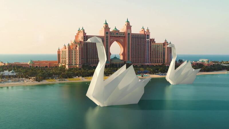 Indian artist, Rohith Jagadisha, created the video, 'World's Biggest Origami in Dubai', as a way of bringing his 7-year-old daughter's vision to life. All photos: Raorohith