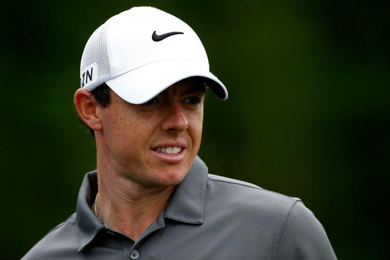 Rory McIlroy looks on during the pro-am prior to the start of the Houston Open on Wednesday. Scott Halleran / Getty Images / AFP / April 2, 2014  