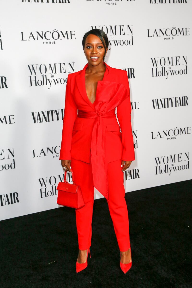 Aja Naomi King in Prabal Gurung at the Vanity Fair and Lancome Women In Hollywood Celebration at the Soho House in Hollywood, California, USA, 06 February 2020. EPA
