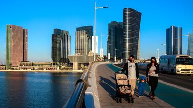 The Abu Dhabi Global Market headquarters from Al Maryah Bridge. The financial free zone maintains a strict oversight of companies operating in its jurisdiction. Victor Besa / The National