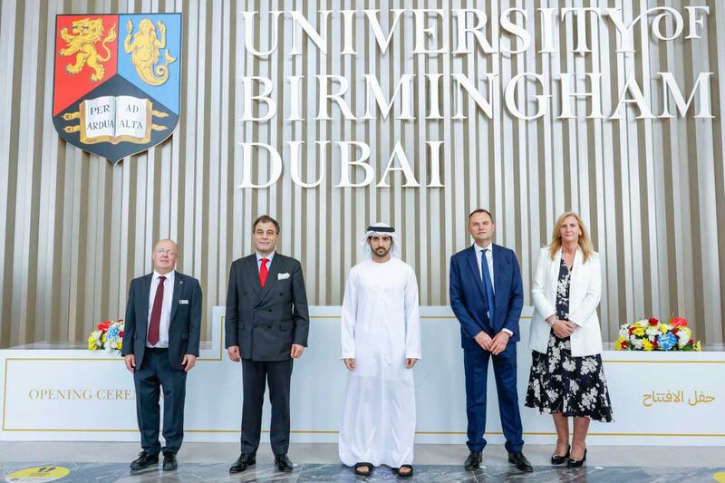 The University of Birmingham Dubai offers 46 academic programmes, including artificial intelligence, computer science, biological science, and sports training, among others. @HamdanMohammed / Twitter