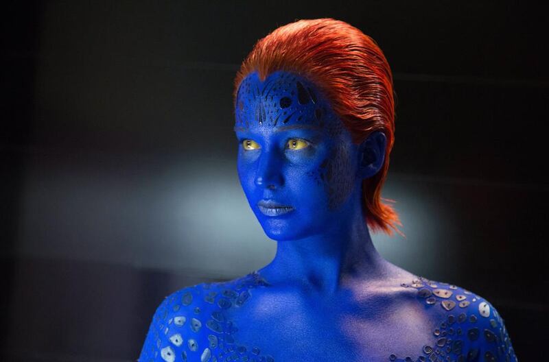 Jennifer Lawrence as Mystique in X-Men: Days of Future Past. Alan Markfield / AP photo