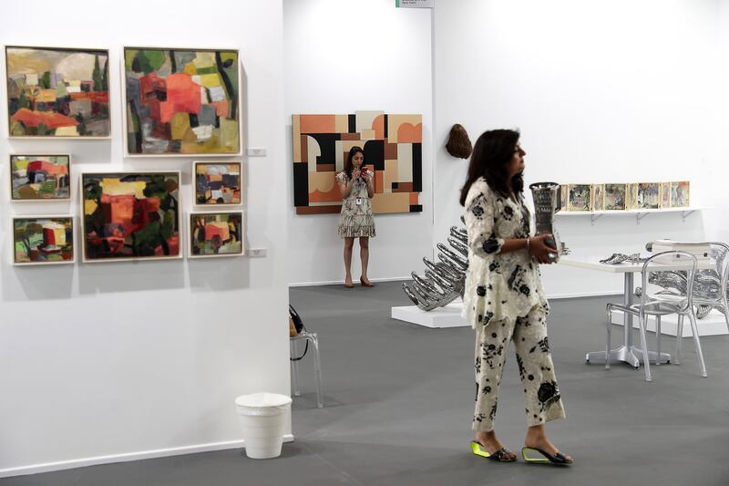 There are four sections at the fair, including Contemporary, Modern, Bawwaba and Art Dubai Digital

