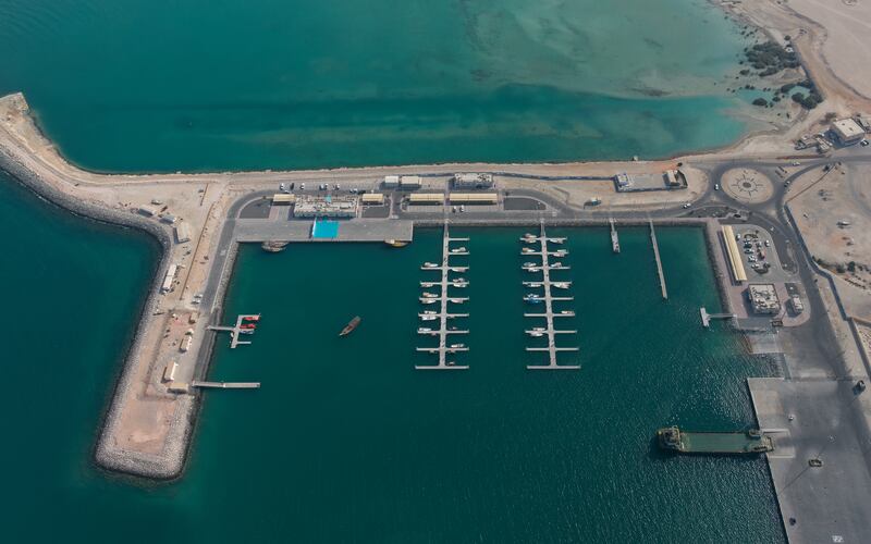 Sila Community Harbour has two sets of pontoons for 64 fishing boats and private vessels