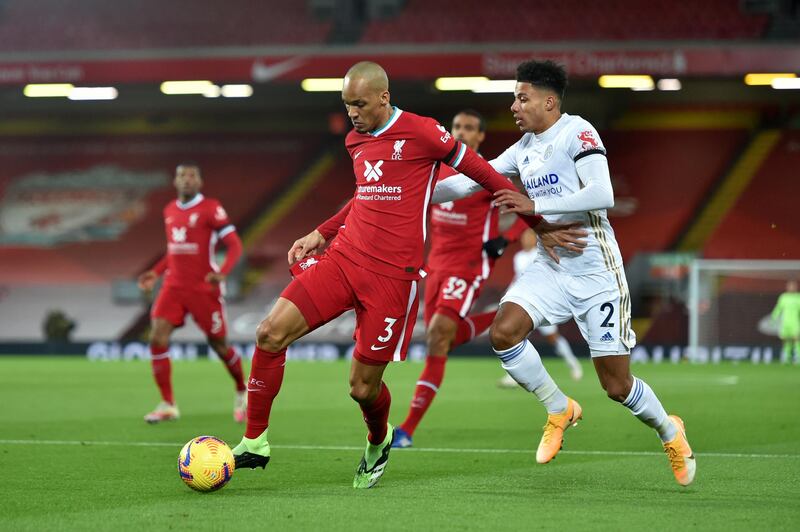 Fabinho - 7: Read danger well. The Brazilian does not have the ideal centre-back skillset but makes up for it by anticipating the threat. A calming influence. Getty