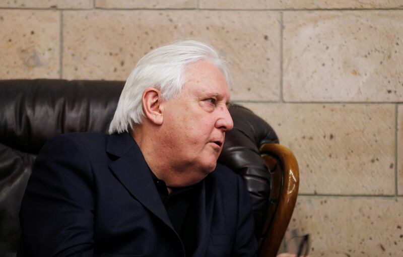 UN envoy to Yemen Martin Griffiths listens to the undersecretary of Houthi-led government's foreign ministry, Faisal Abu-Rass (not pictured) upon his departure of Sanaa, Yemen June 19, 2018. REUTERS/Khaled Abdullah