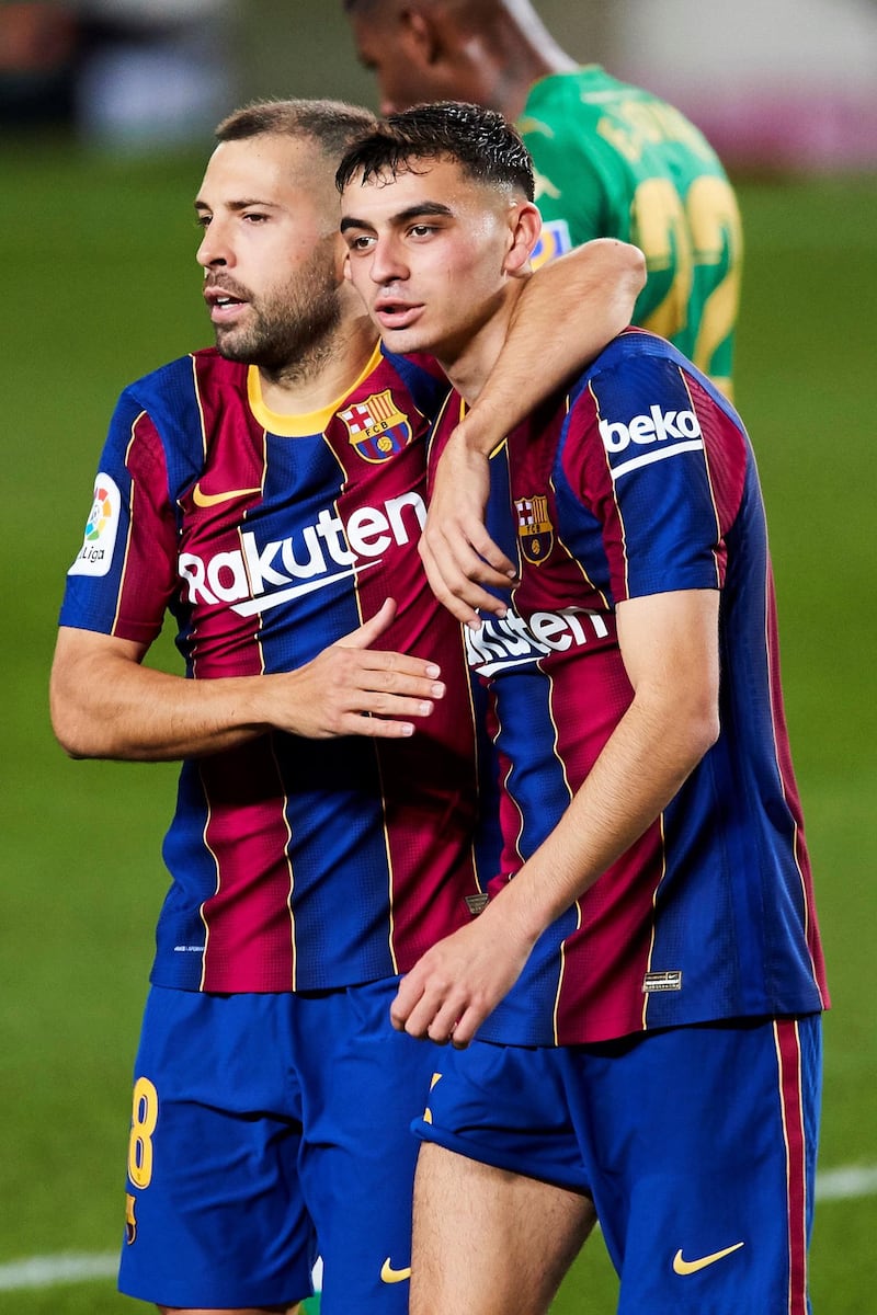 Jordi Alba – 6. It was from Alba’s cross that Messi stepped over for Griezmann to convert to open the scoring, but he wasn’t allowed his usual space to roam forward. . EPA