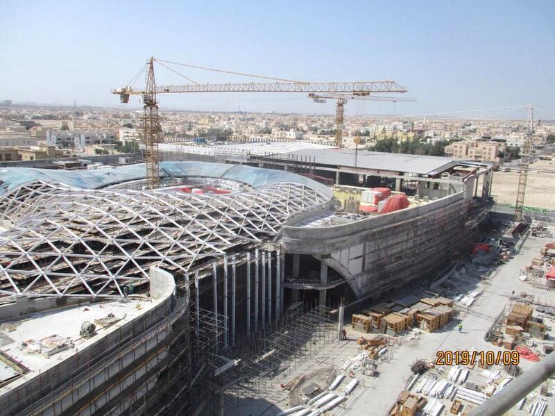 Forsan Central Mall in Khalifa City is 65 per cent complete as of October, and due to open in August 2020 