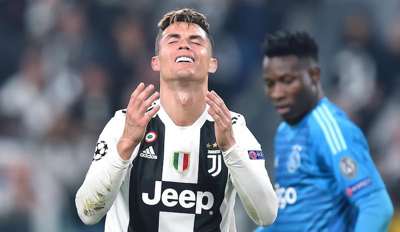 Juventus Cristiano Ronaldo had given the Italians the lead at the Juventus Stadium. EPA