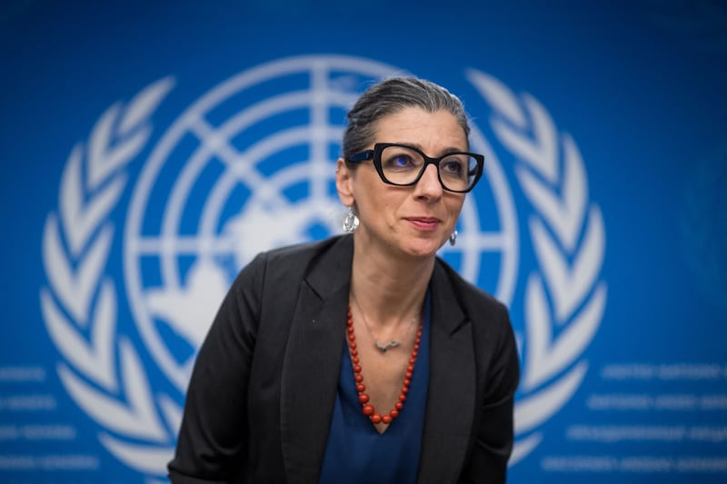 UN rapporteur Francesca Albanese rejected allegations of bias by Israel and its supporters. AFP