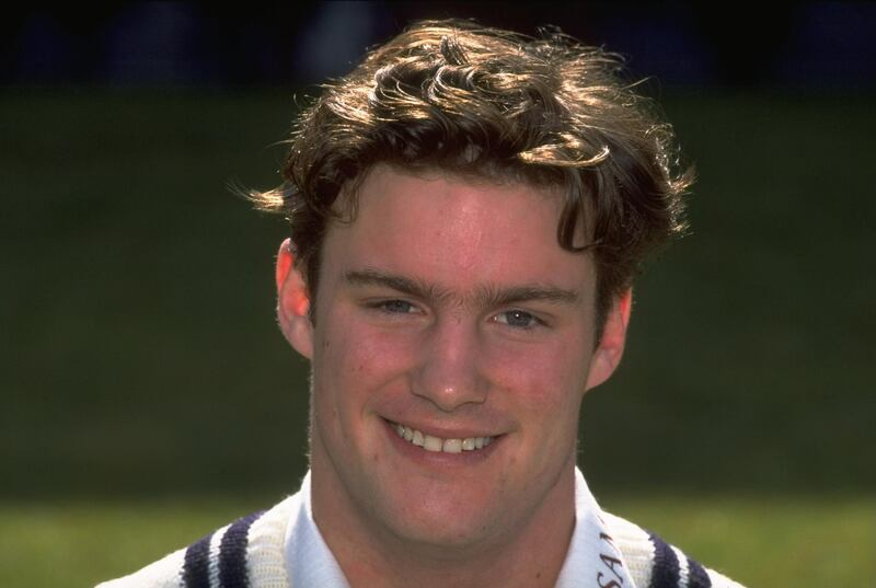 Apr 1997:  A portrait of Andrew Strauss of Middlesex County Cricket Club at Lord's, London. \ Mandatory Credit: John Gichigi /Allsport