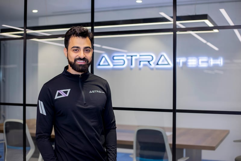 Abdallah Abu Shaikh says he set up Astra Tech to create a platform that will simplify the way people communicate, shop, pay and transact. Photo: Astra Tech