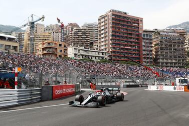 Lewis Hamilton is on pole for the Monaco Grand Prix. PA Photo