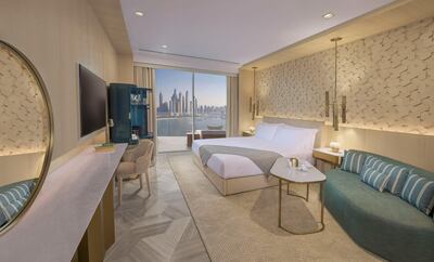 The new FIVE Palm Dubai hotel on the Palm Jumeirah; courtesy dnata Travel