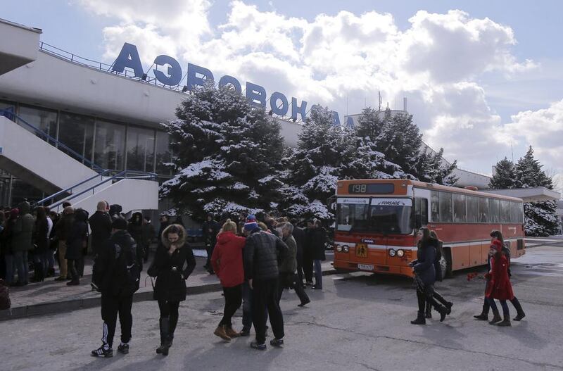 Rostov-on-Don airport reopened on Monday morning. Maxim Shemetov / Reuters