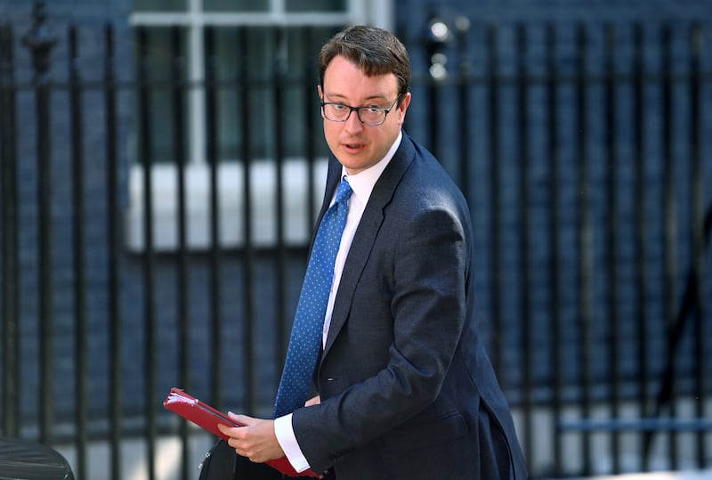 Simon Clarke has been appointed secretary of state for levelling up, housing and communities. EPA