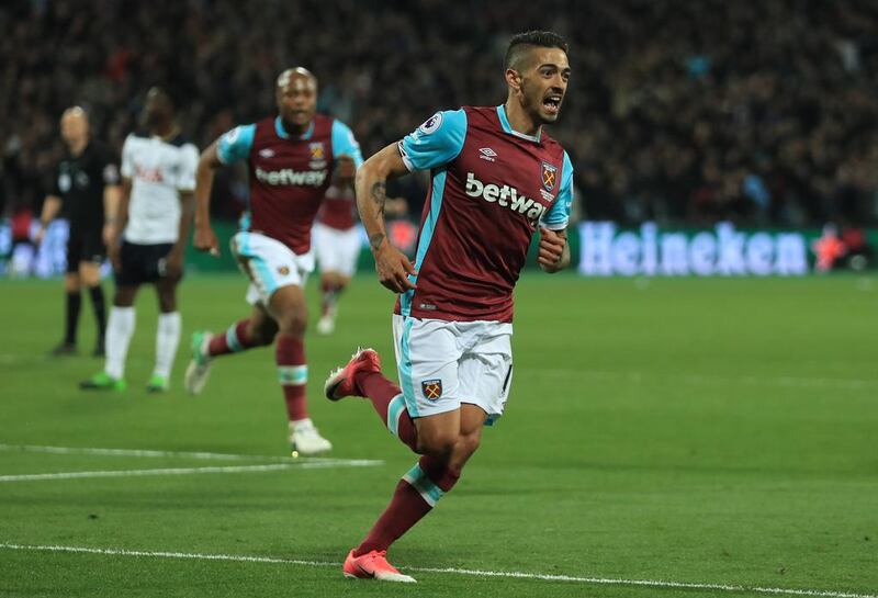 Manuel Lanzini may yet leave West Ham United for Liverpool. Richard Heathcote / Getty Images
