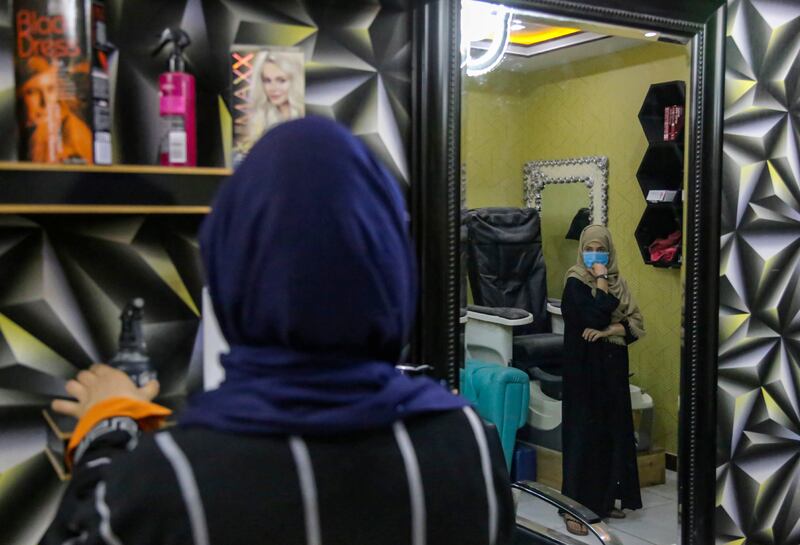 The ruling will affect 12,000 hairdressing salons, according to the Kabul Chamber Of Craftsmen. EPA