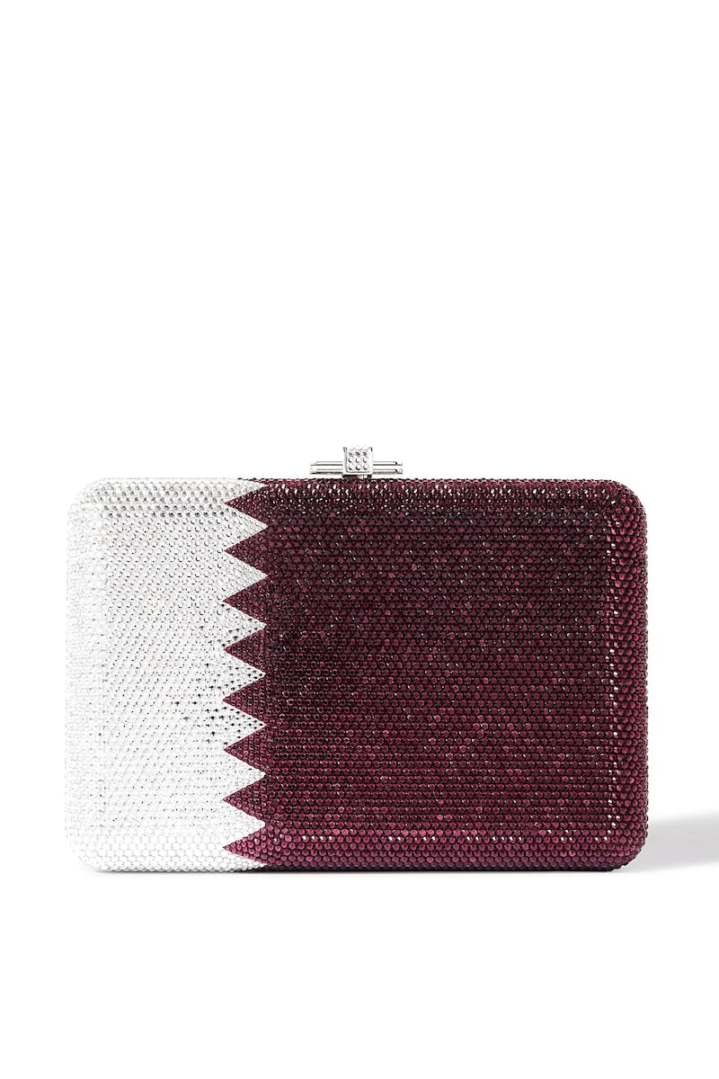 FLAG Clutch in bedazzled crystals *EXCLUSIVE ME LAUNCH - END OF FEBRUARY*