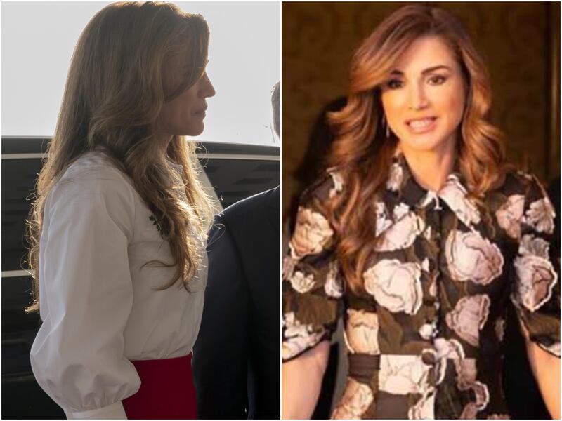Queen Rania of Jordan looking every bit elegant during her UAE visit. Wam; Instagram / Queen Rania