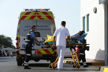 The National Ambulance wants motorists to give way to ambulances, not slow down to observe the scene of an accident and not to use the hard shoulder to evade traffic jams. Such misbehaviour is said to be common on the roads in the Northern Emirates. Pawan Singh / The National